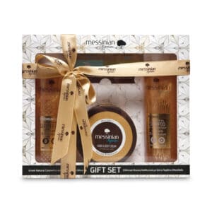 Gift Set Shimmering Pappa reale ed elicriso Messinian Spa