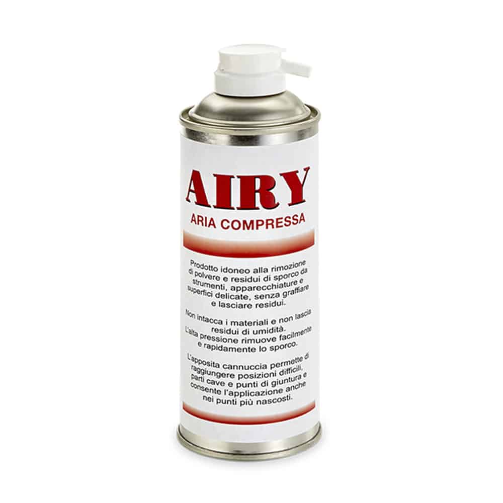 Aria compressa spray per pulizia strumenti 400 ml. - KB Shop