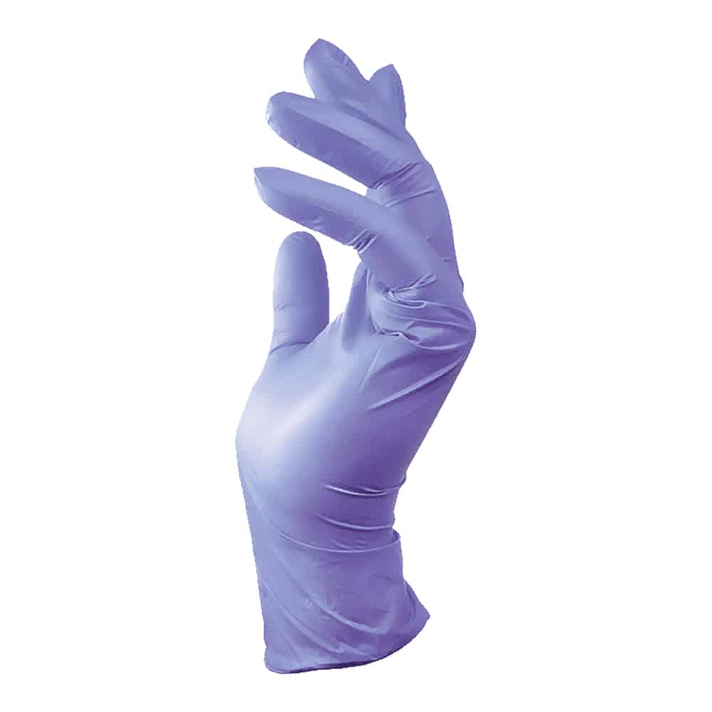 Guanto Purple Nitrile - taglia XS - lunghezza 240 mm - Strumentazione per  laboratorio